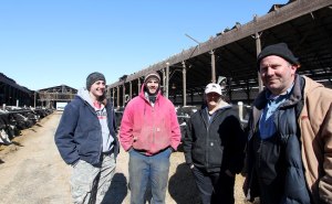 Two of the Hersheys four children who live somewhat locally and got to the farm as fast as they could -- given the condition of the roads in the early morning hours following the barn roof collapse on Feb. 14. "The first thing we did was give hugs," said daughter Kacie, who lives in Lancaster County and had been text-messaging her mother Marilyn some reassuring Bible verses. Their son Kelby lives in Maryland. He just returned from his Army tour of duty in Afghanistan two weeks ago. He said it would have been much more difficult to hear of this and be a continent away. He was glad he could be home to help. Stephen lives in New York and Robert attends college in Montana.