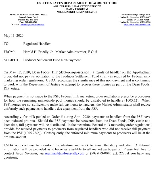 UNITED STATES DEPARTMENT OF AGRICULTURE